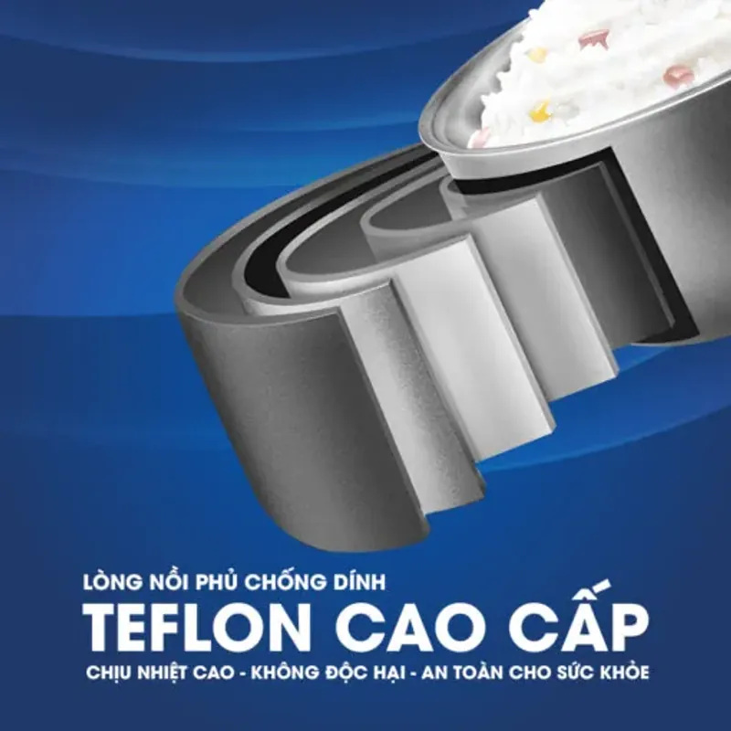 🌟 Nồi cơm điện KALITE KL-620 chính hãng – Nấu cơm, cháo, hấp tiện lợi 782075