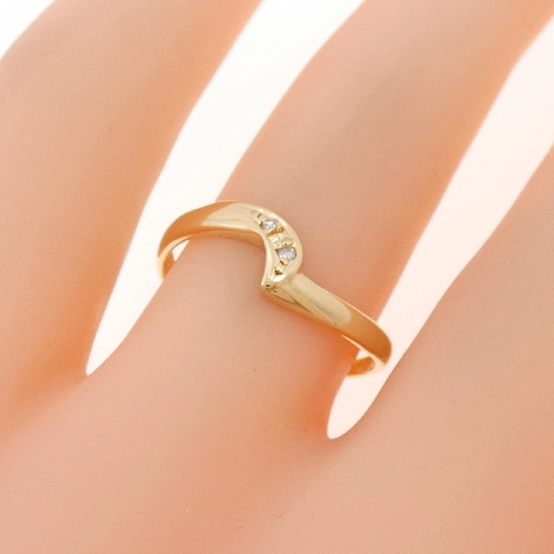 Nhẫn kim cương K18YG - Hàng hiệu Authentic 848632