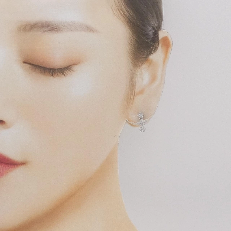 K14WG/K18WG Bông tai kim cương sao 0.30CT - Hàng hiệu Chính hãng 864884