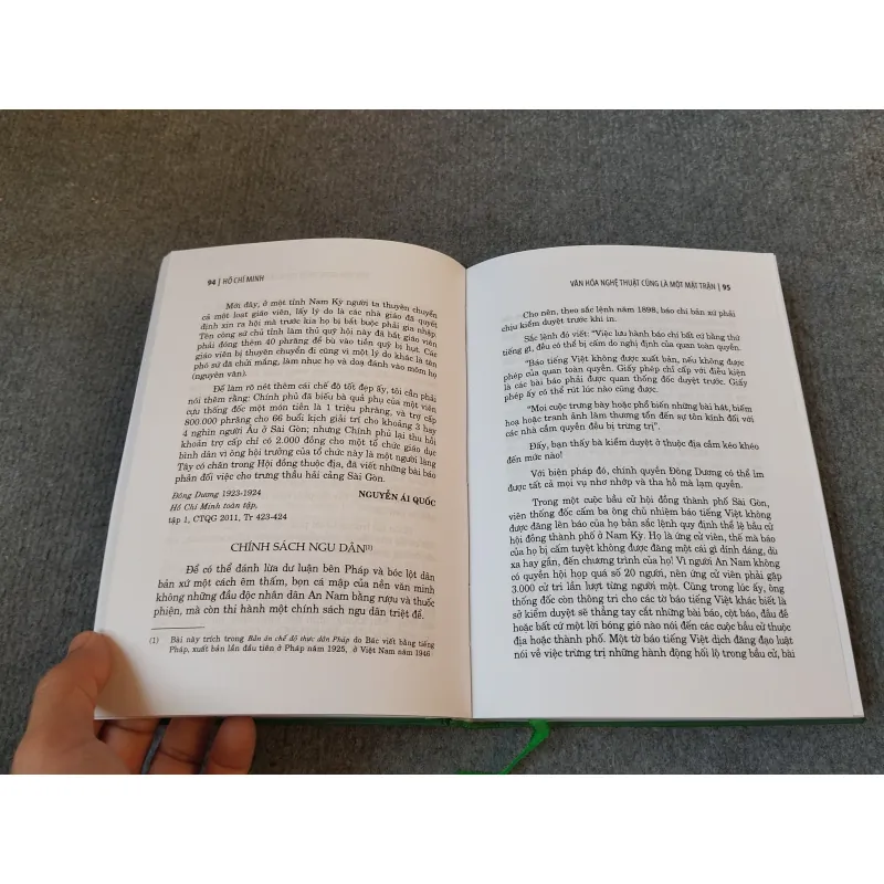 HỒ CHÍ MINH VĂN HOÁ NGHỆ THUẬT CŨNG LÀ MỘT MẶT TRẬN 727178