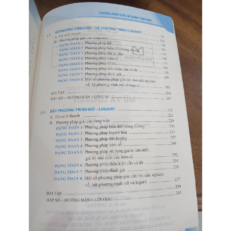 Phương pháp giải các dạng toán THPT: Mũ và Logarit - Lê Hồng Đức chủ biên 496232