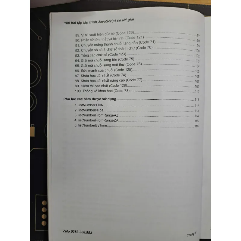100 bài tập Javascript có lời giải - ZendVN 798716