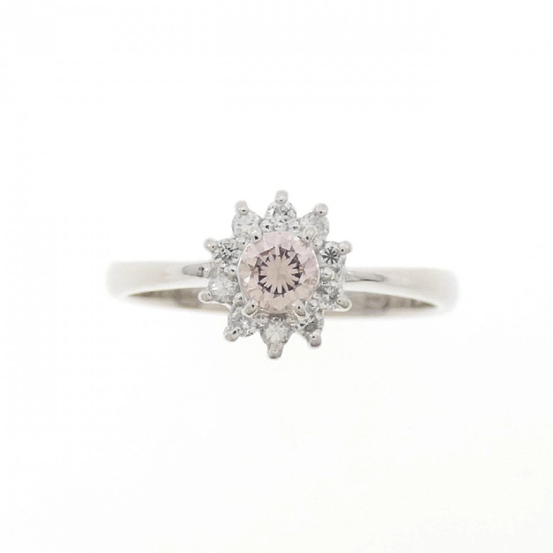 Nhẫn kim cương hồng PT900 0.154CT 670775