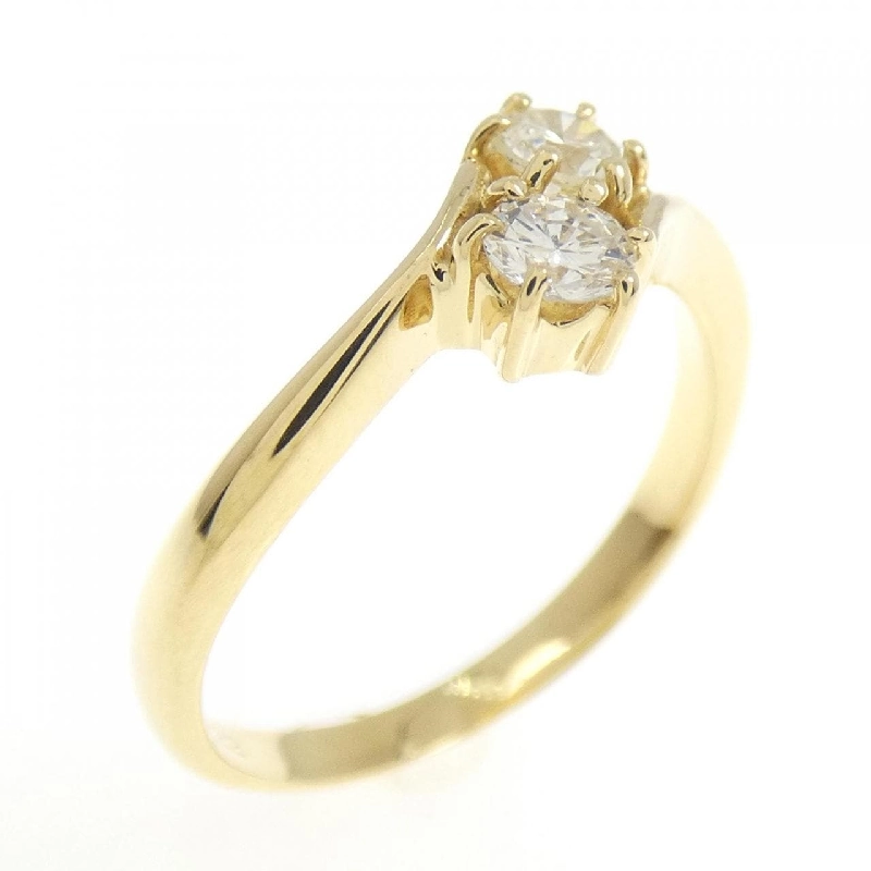 Nhẫn kim cương K18YG 0.22CT - Hàng hiệu Authentic 853621