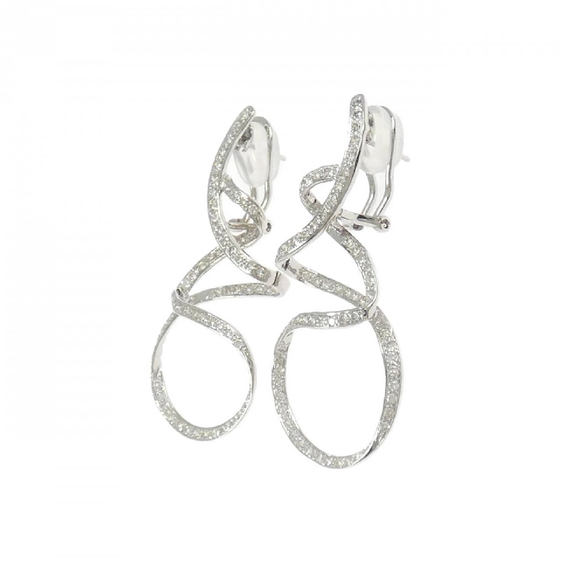 K18WG Bông tai kim cương 1.37CT - Hàng hiệu Chính hãng 870128