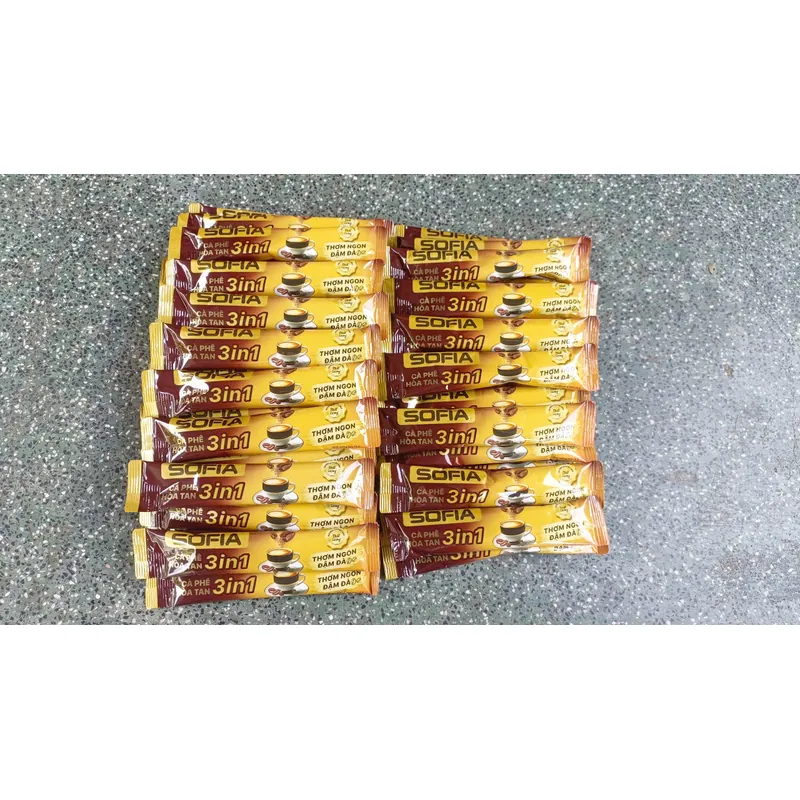 (50 gói) Cà Phê Hòa Tan 3in1 SOFIA 800g (50 gói x 16g ) 305913