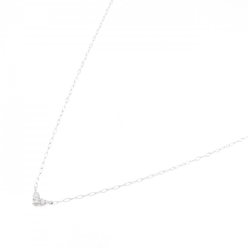 K18WG Dây chuyền kim cương hình trái tim 0.02CT - Hàng hiệu Chính hãng 861779