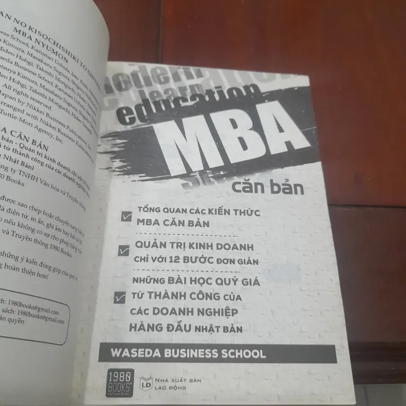 Waseda Business School - MBA CĂN BẢN 691259