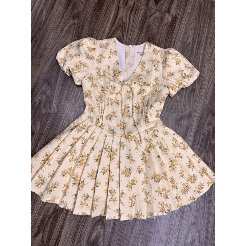 Đầm hoa vàng size M 1025556