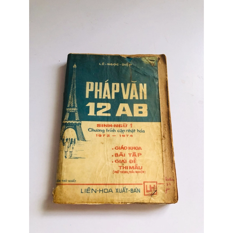PHÁP VĂN 12 AB  - 234 trang, nxb: 1974 544973
