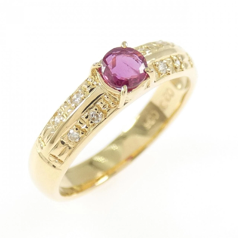 Nhẫn Ruby K18YG 0.23CT - Hàng hiệu Chính hãng 851325