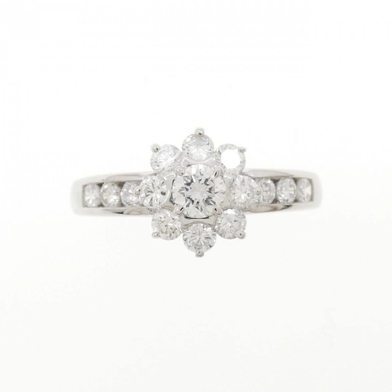 Nhẫn kim cương hoa PT900 0.15CT - Hàng hiệu Authentic 850384