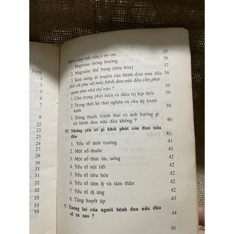 Phòng và chữa bệnh đau nửa đầu- giáo sư Vũ Quang bích 925852