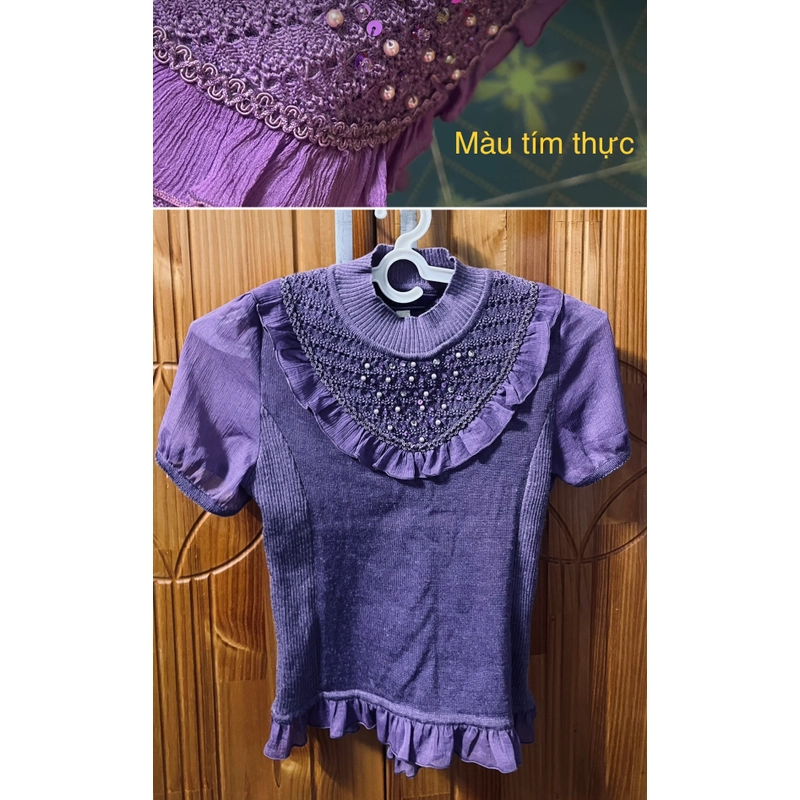 Áo len dày co giãn cho bé gái 521467