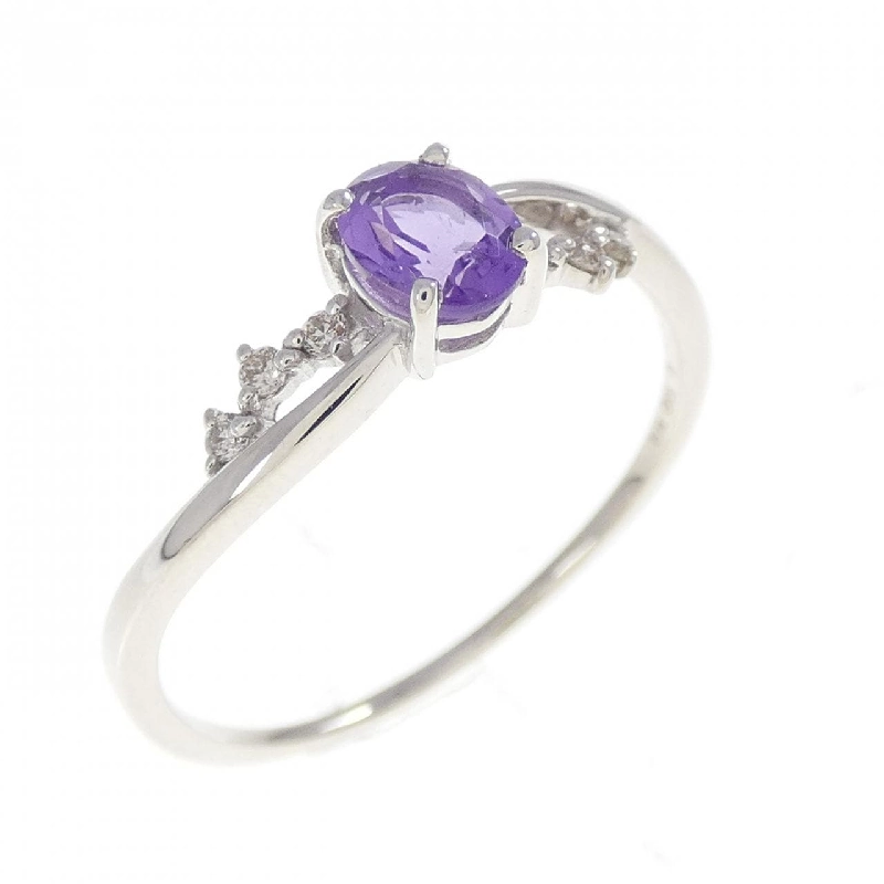 K10WG Nhẫn Amethyst - Hàng hiệu Chính hãng 854016