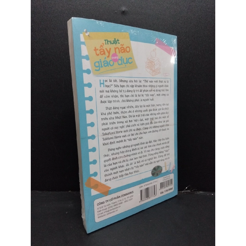 Thuật tẩy não trong giáo dục Takafumi Horie mới 100% HCM.ASB2408 sách tâm lý 916835
