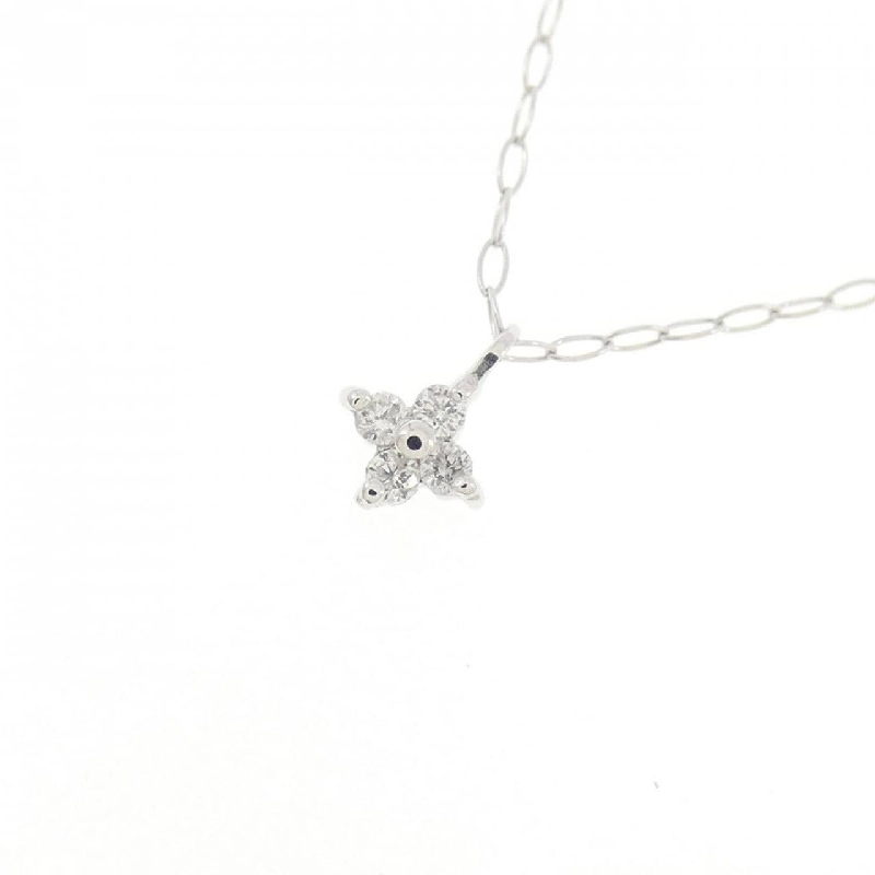 K18WG Dây chuyền kim cương 0.03CT - Hàng hiệu Chính hãng 863277