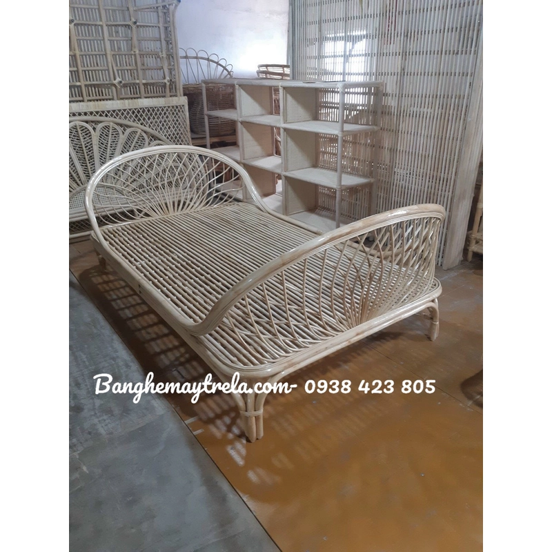 Giường mây tự nhiên cho bé 476199