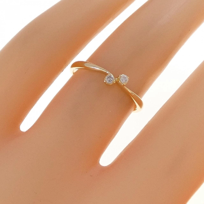 Nhẫn kim cương K18YG - Hàng hiệu Authentic 854312