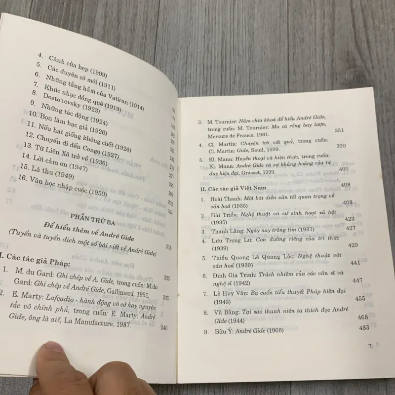 Andre gide đời văn và tác phẩm. Có chữ ký tặng của tg. 10b2 1026339