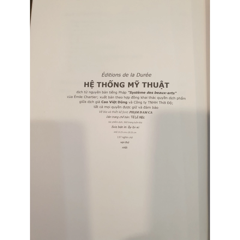 Hệ thống Mỹ thuật Alain - System des beaux-arts (Sách hay) 499860