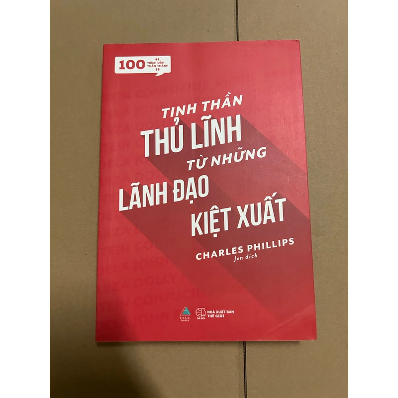 Tinh thần thủ lĩnh từ những lãnh đạo kiệt xuất 503966