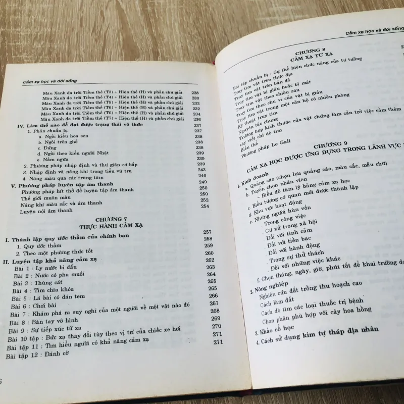 CẢM XẠ HỌC & ĐỜI SỐNG  974781