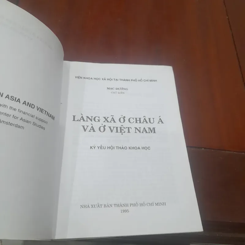 LÀNG XÃ Ở CHÂU Á VÀ Ở VIỆT NAM (kỷ yếu hội thảo khoa học) 709153
