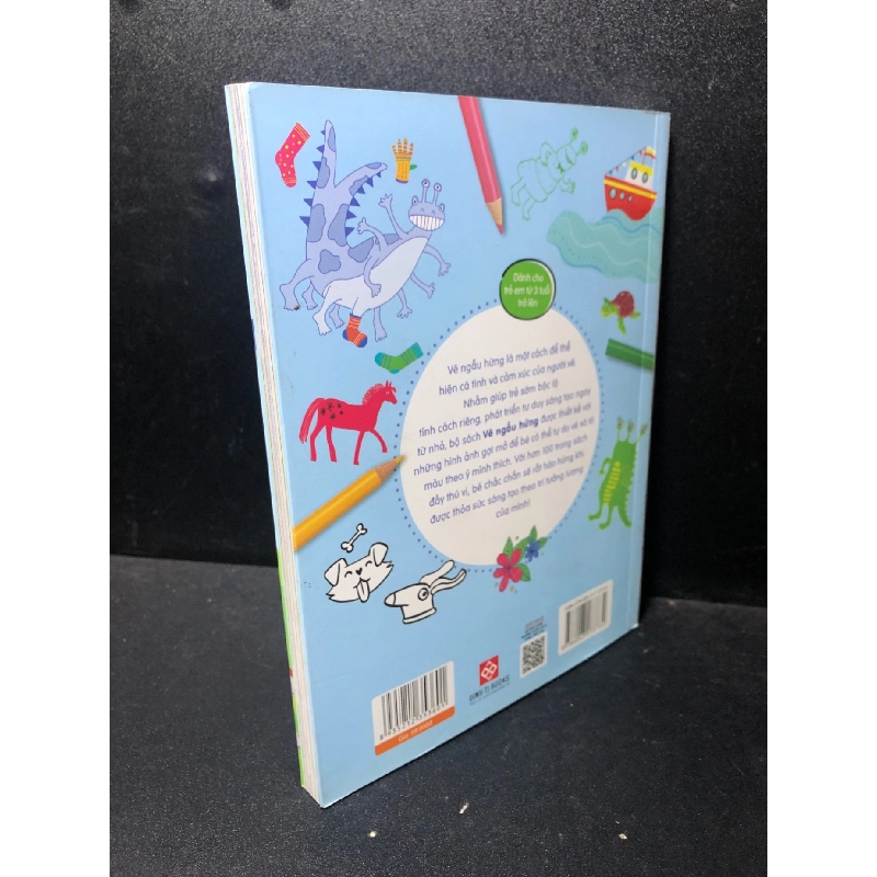 Vẽ ngẫu hứng những hình ảnh ngộ nghĩnh năm 2021 mới 90% bẩn bìa HCM0412 912804