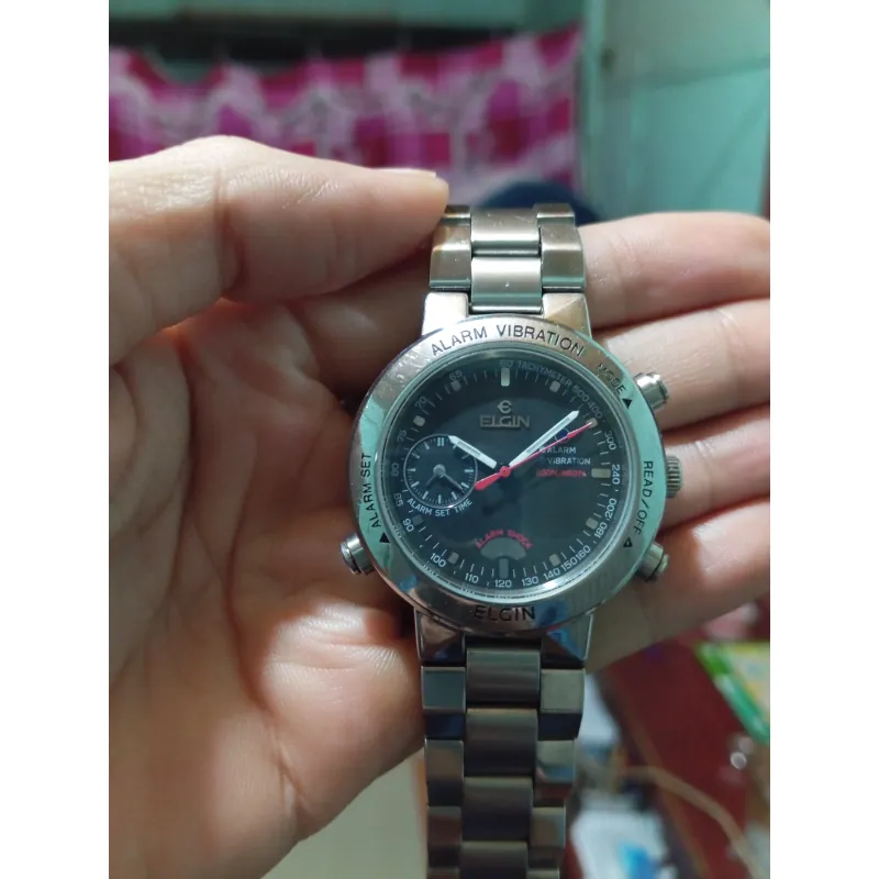 Đồng hồ nam Elgin báo thức 2 chế độ 755021