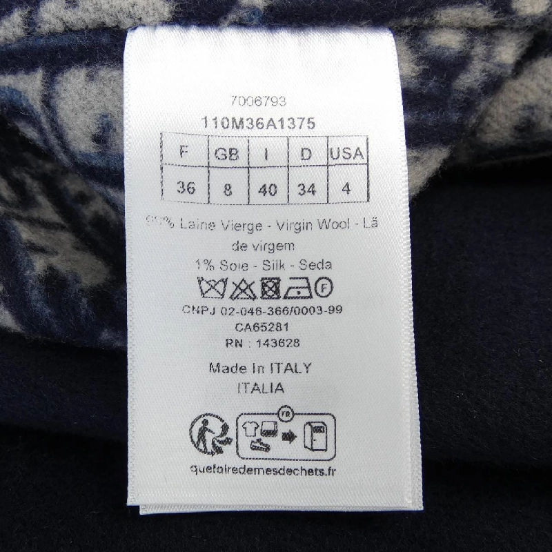 【Mã giảm giá】Christian Dior COAT 644993