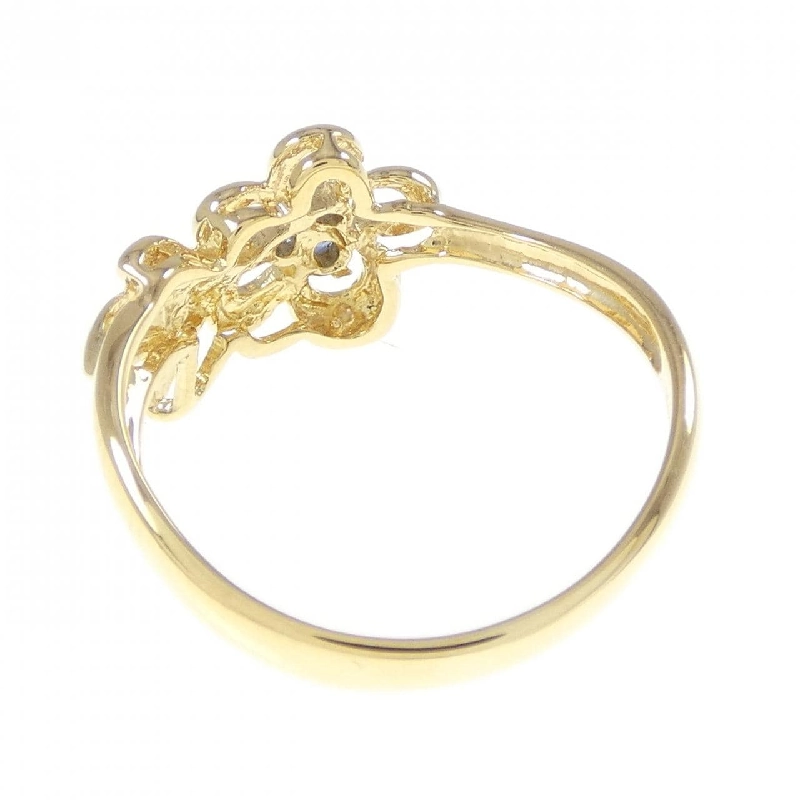 Nhẫn Sapphire K18YG hoa 671505