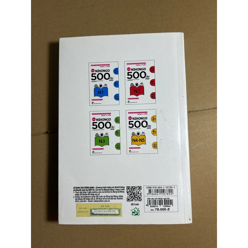 Shin Nihonggo 500 câu hỏi N3 550810
