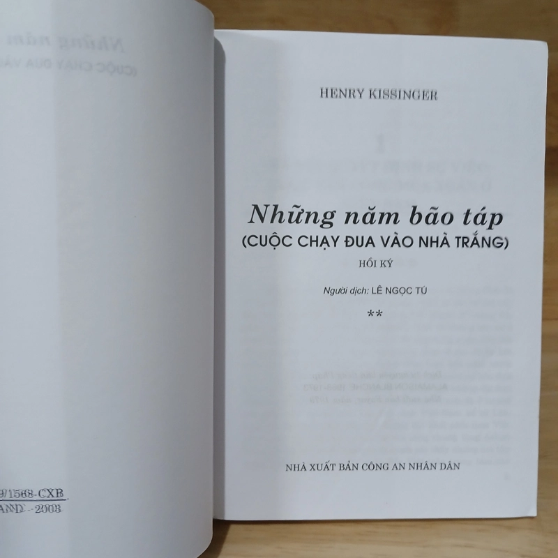 Những Năm Bão Táp (Cuộc Chạy Đua Vào Nhà Trắng) - Henry Kissinger 431186