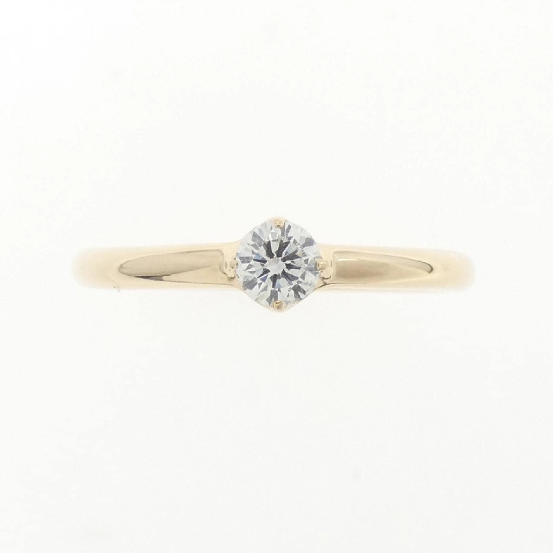 Nhẫn kim cương K10YG 0.16CT - Hàng hiệu Chính hãng 860413