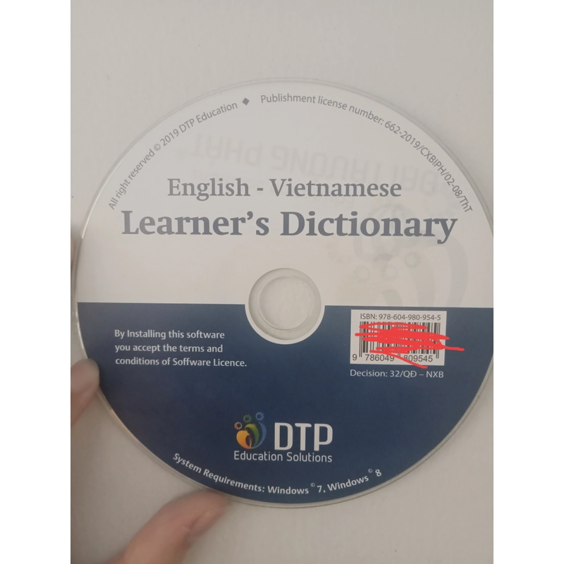 Đĩa CD của từ điển Oxford advanced learner's dictionary 8th edition  445128