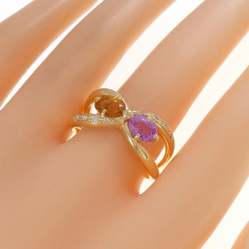 Nhẫn đá màu K18YG - Hàng hiệu Authentic 848193