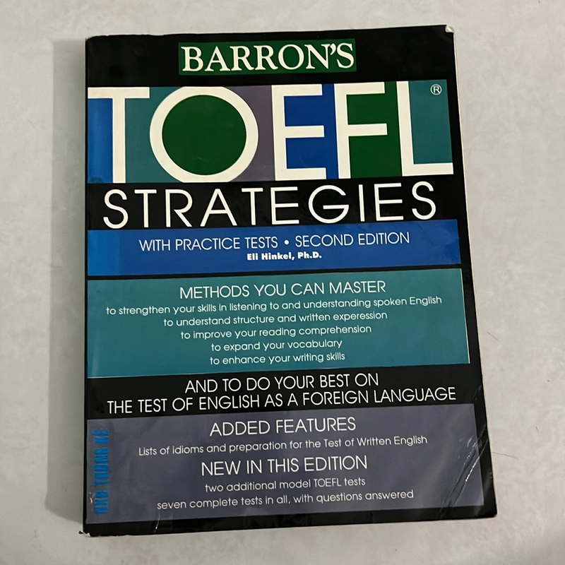 TOEFL strategies - Barron’s 506204