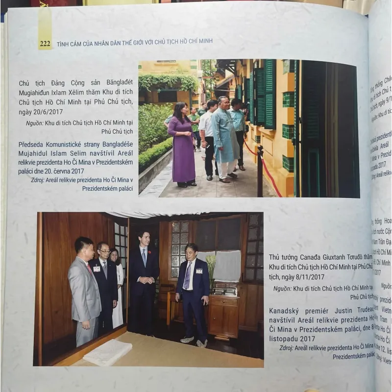 SÁCH TÌNH CẢM CỦA NHÂN DÂN THẾ GIỚI VỚI CHỦ TỊCH HỒ CHÍ MINH 700695