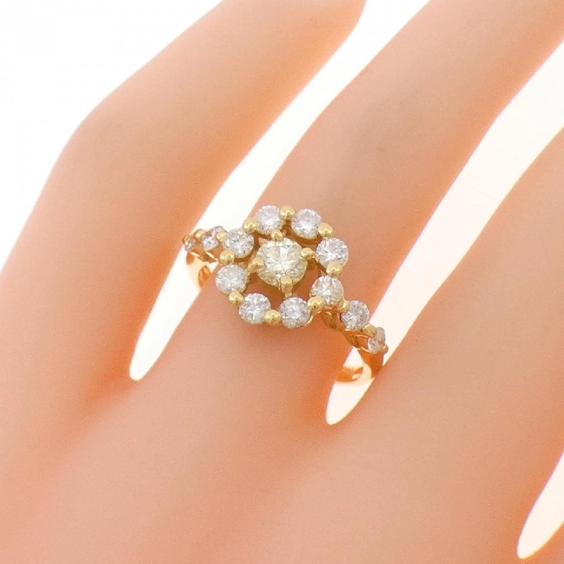 Nhẫn kim cương K18YG 0.28CT - Hàng hiệu chính hãng 849082