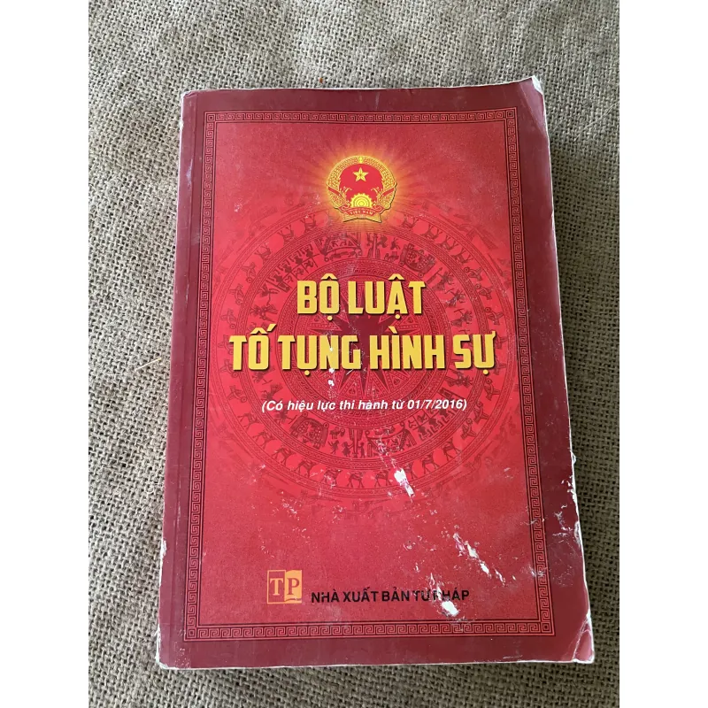 Bộ luật tố tụng hình sự - sách luật - khổ lớn  996527