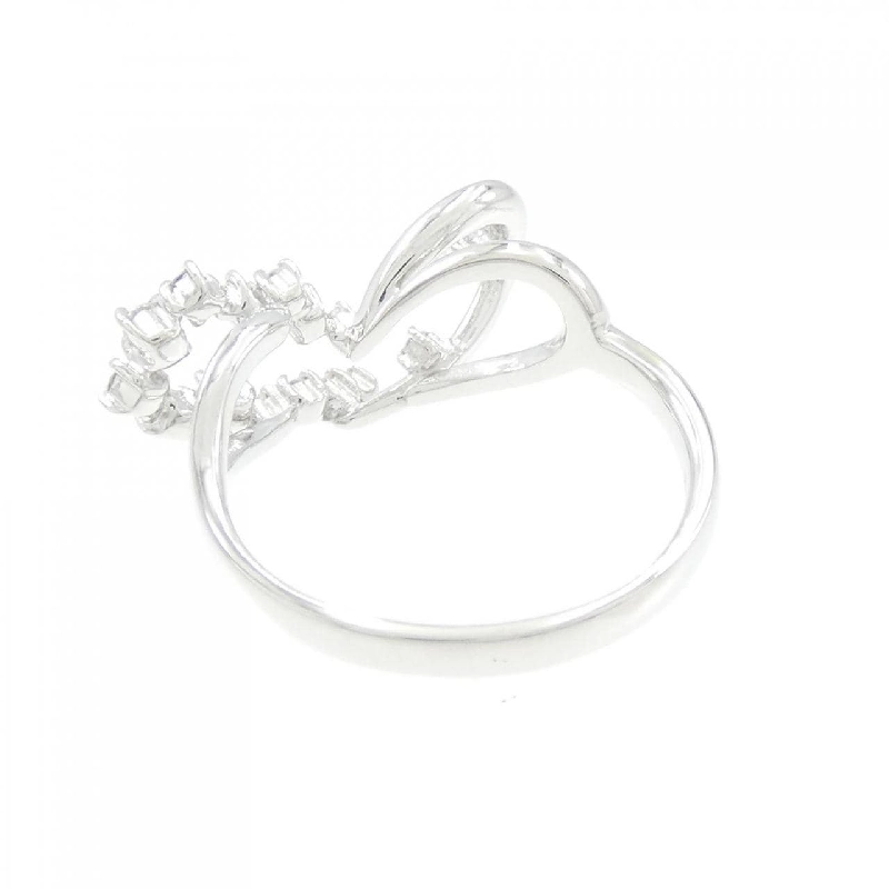 Nhẫn kim cương hình trái tim K18WG 0.20CT 671456