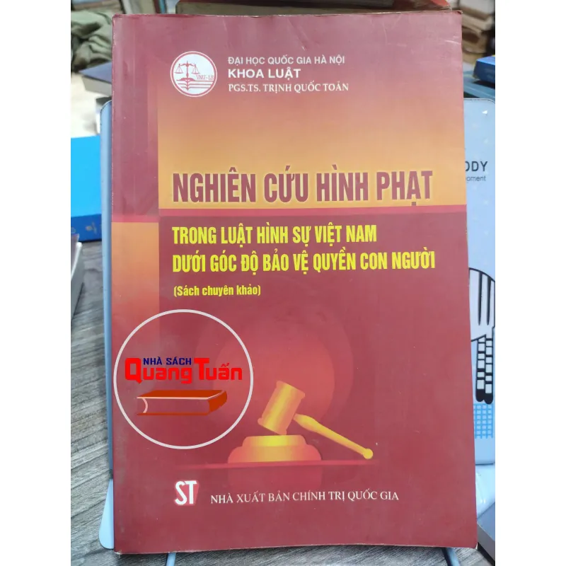 Sách: Nghiên cứu hình phạt trong luật hình sự VN dưới góc độ bảo vệ quyền con người (A3) 601381