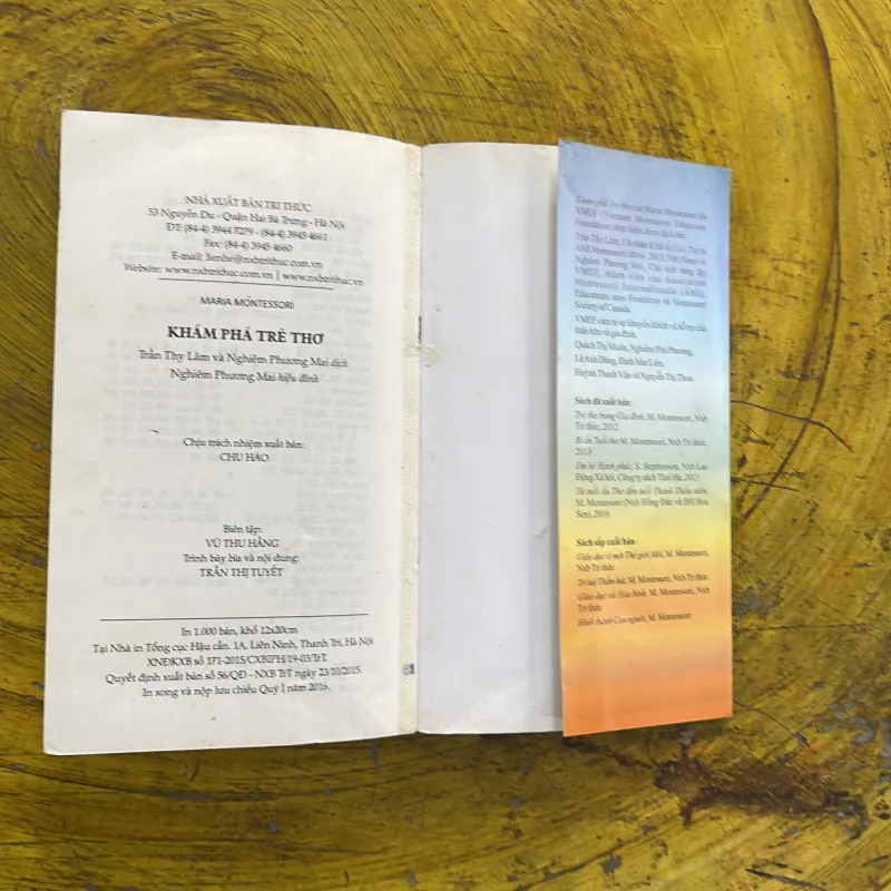 KHÁM PHÁ TRẺ THƠ - MARIA MONTESSORI 974732