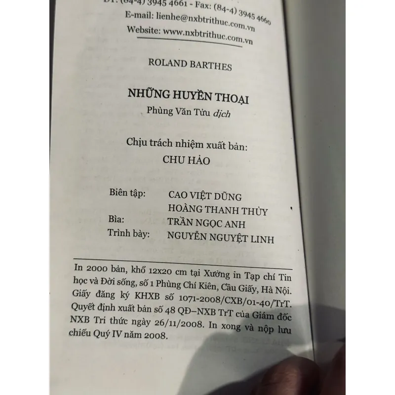 Những huyền thoại (bản in cũ) 599935