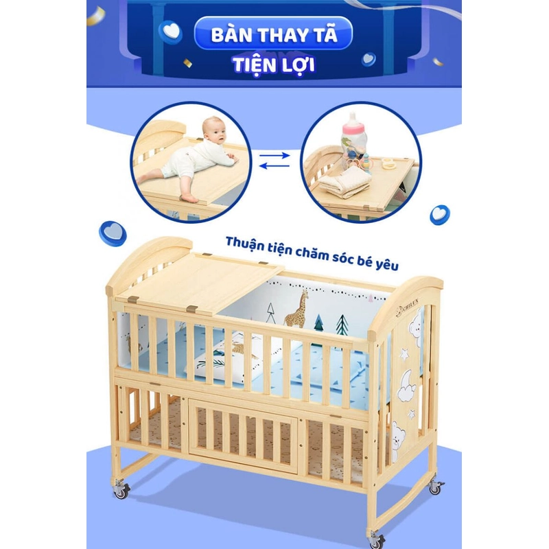 Nôi, củi em bé hiệu Chilux, tình trạng mới 90%, có đầy đủ phụ kiện kèm theo 447922
