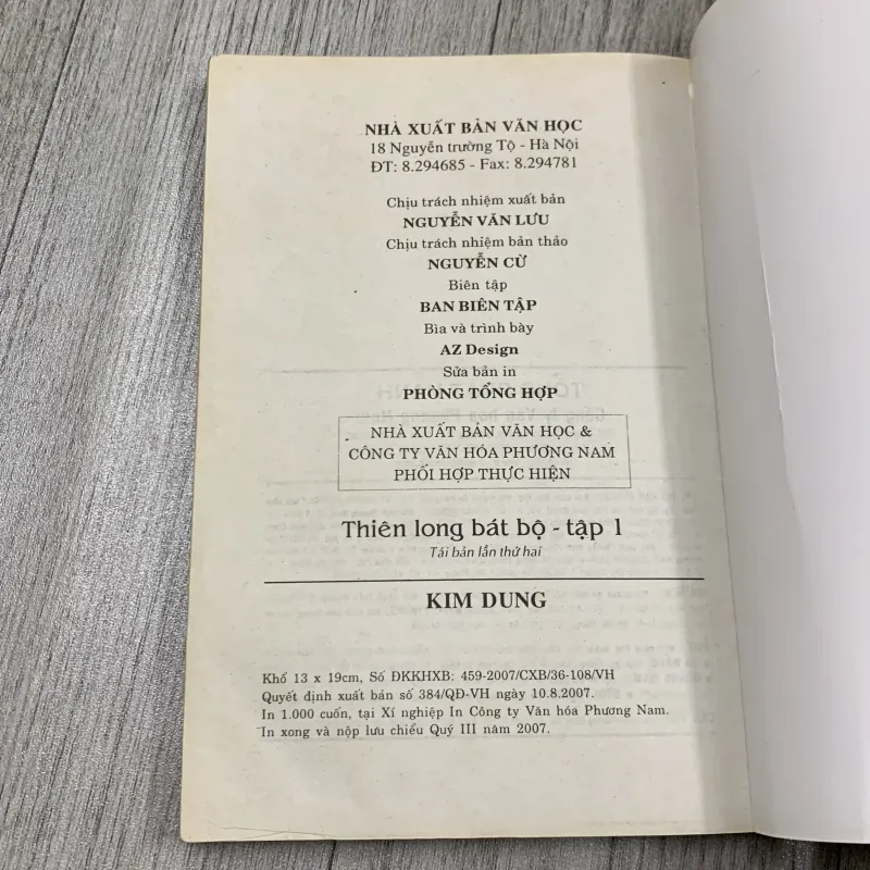 Thiên long bát bộ - kim dung. Full bộ 10 tập. 4b4 907787