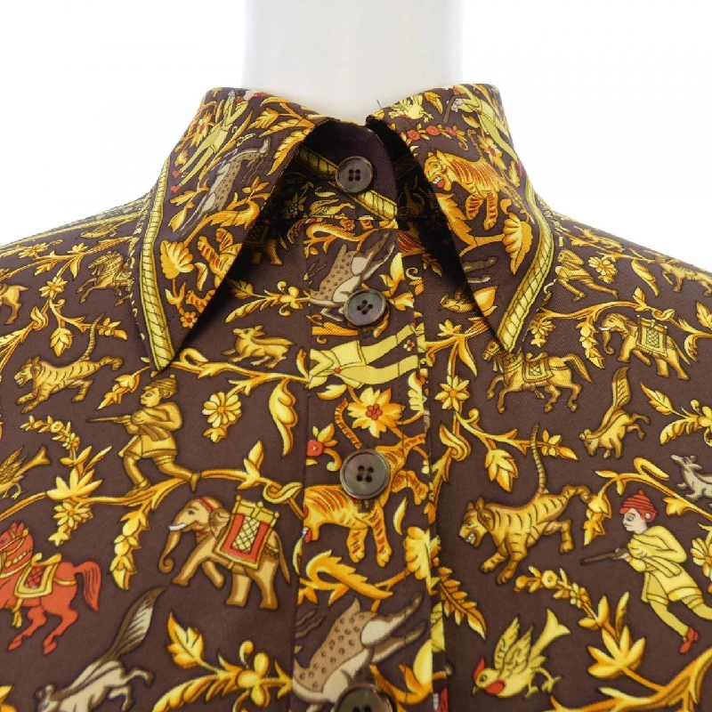 HERMES CHASSE ENINDE Tulle Rêne. Áo - Hàng hiệu Chính hãng 823875