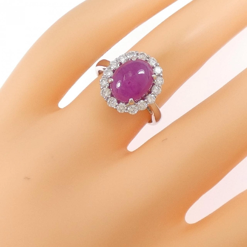 Nhẫn Ruby PT900 4.47CT 665858
