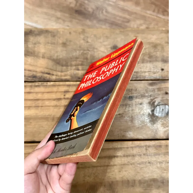 The Public Philosophy - Walter Lippman (Sách Triết Học Chính Trị, Hiếm) 736357